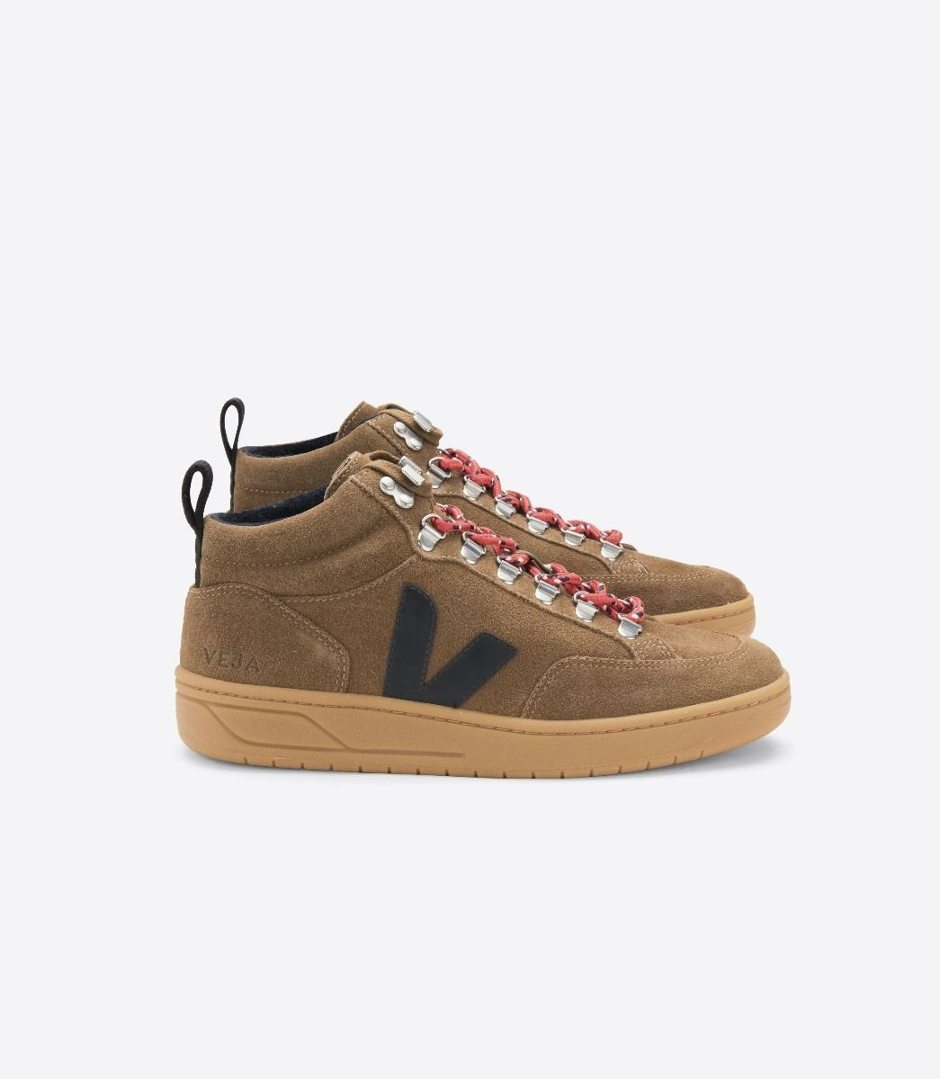 Veja Roraima Suede Brown Black Natural Sole