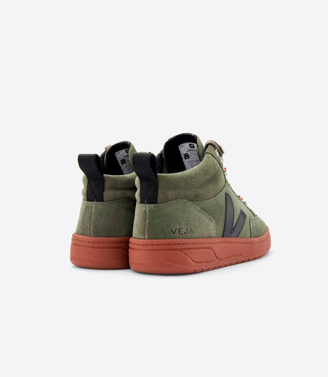 Veja Roraima Suede Olive Black Rust Sole