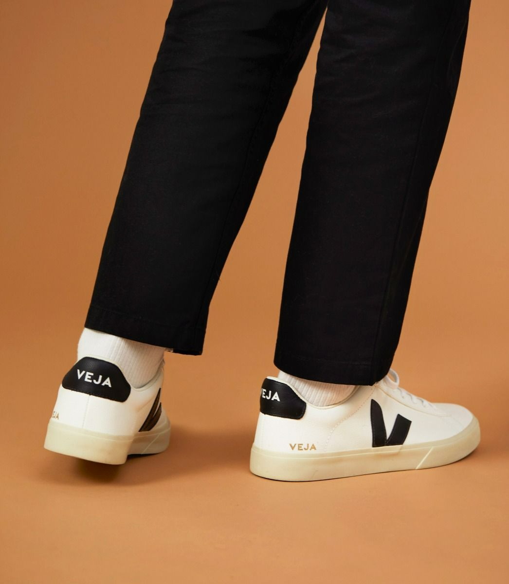 Veja Campo Chromefree Leather White Black