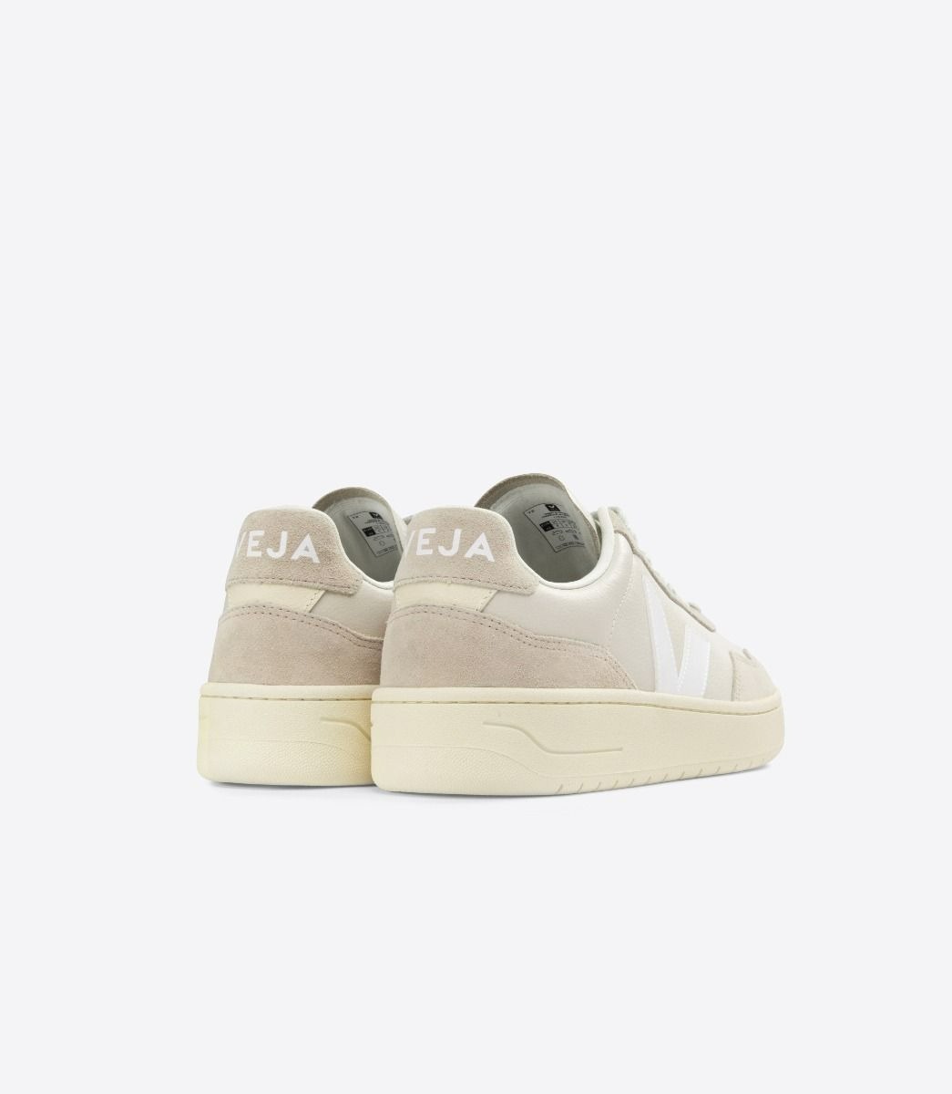 Veja V-90 Leather Pierre White