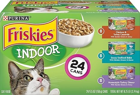 Purina Friskies Indoor - 5.5 Oz - 24 Adet