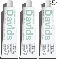 Davids Nano Hydroxyapaite Natural Toothpaste - 5.25 Oz - 3 Adet