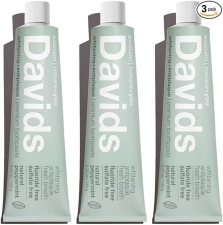 Davids Fluoride Free Toothpaste - 5.25 Oz - 3 Adet