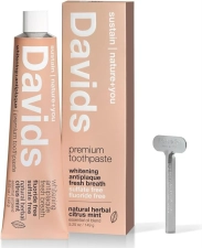 Davids Fluoride Free Toothpaste - Natural Herbal Citrus Mint - 5.25 Oz