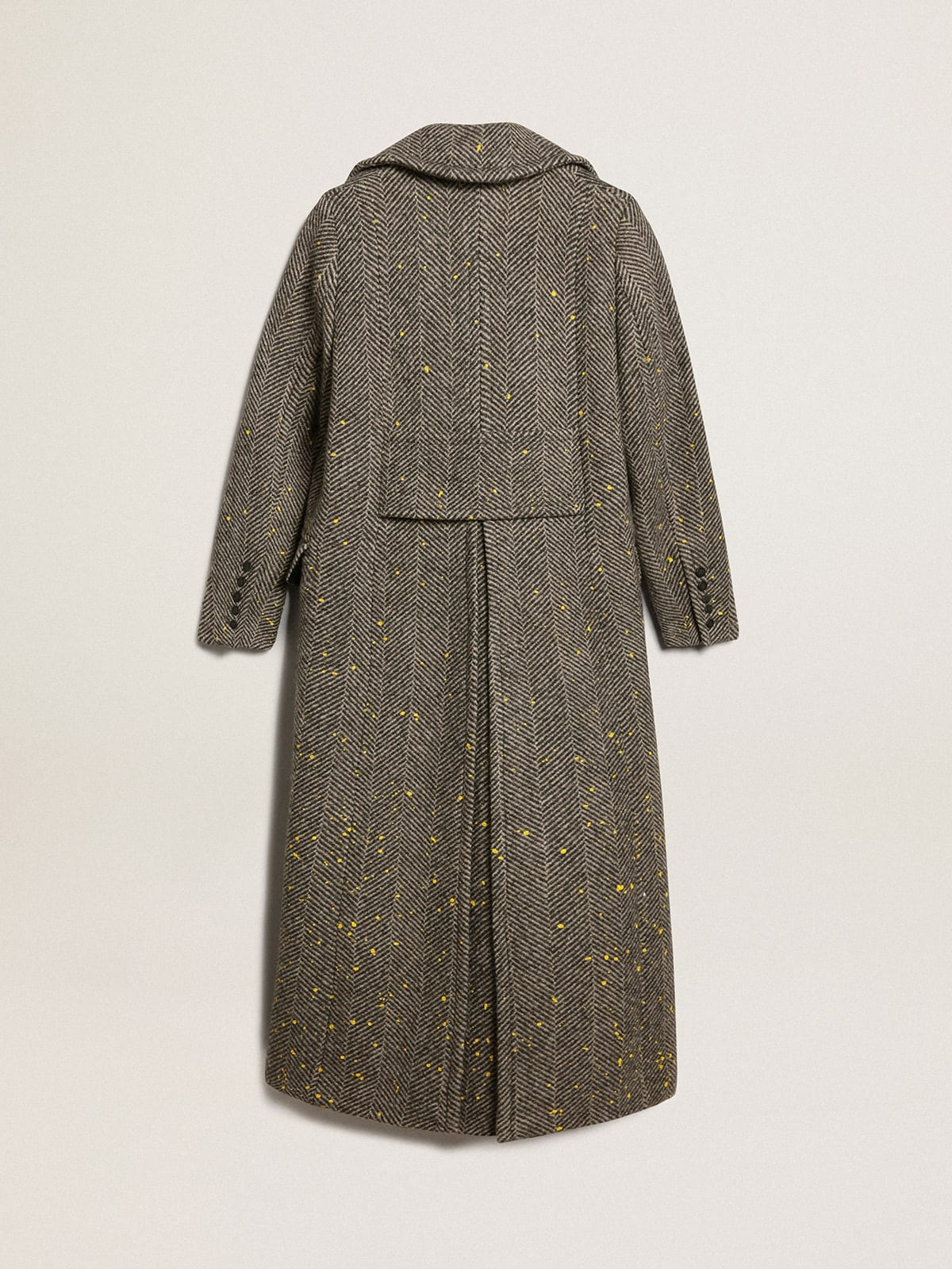 Golden Goose Women's Long Herringbone Coat