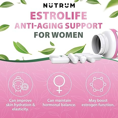 Nutrum Estrolife Anti-Aging Support for Women -  60 Kapsül