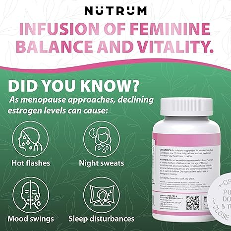 Nutrum Estrolife Anti-Aging Support for Women -  60 Kapsül