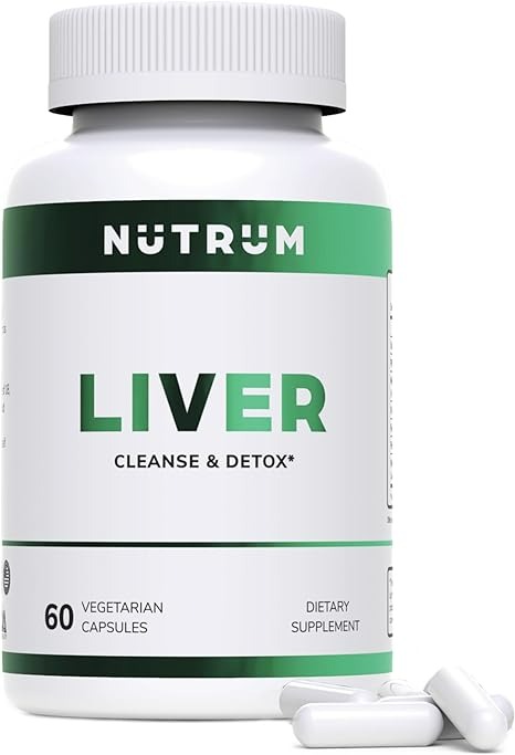 Nutrum Liver Cleanse and Detox Health Support Supplement - 60 Kapsül