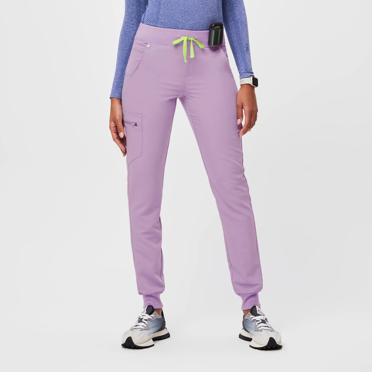 Figs Zamora Jogger Scrub Pants - Lavender Dew