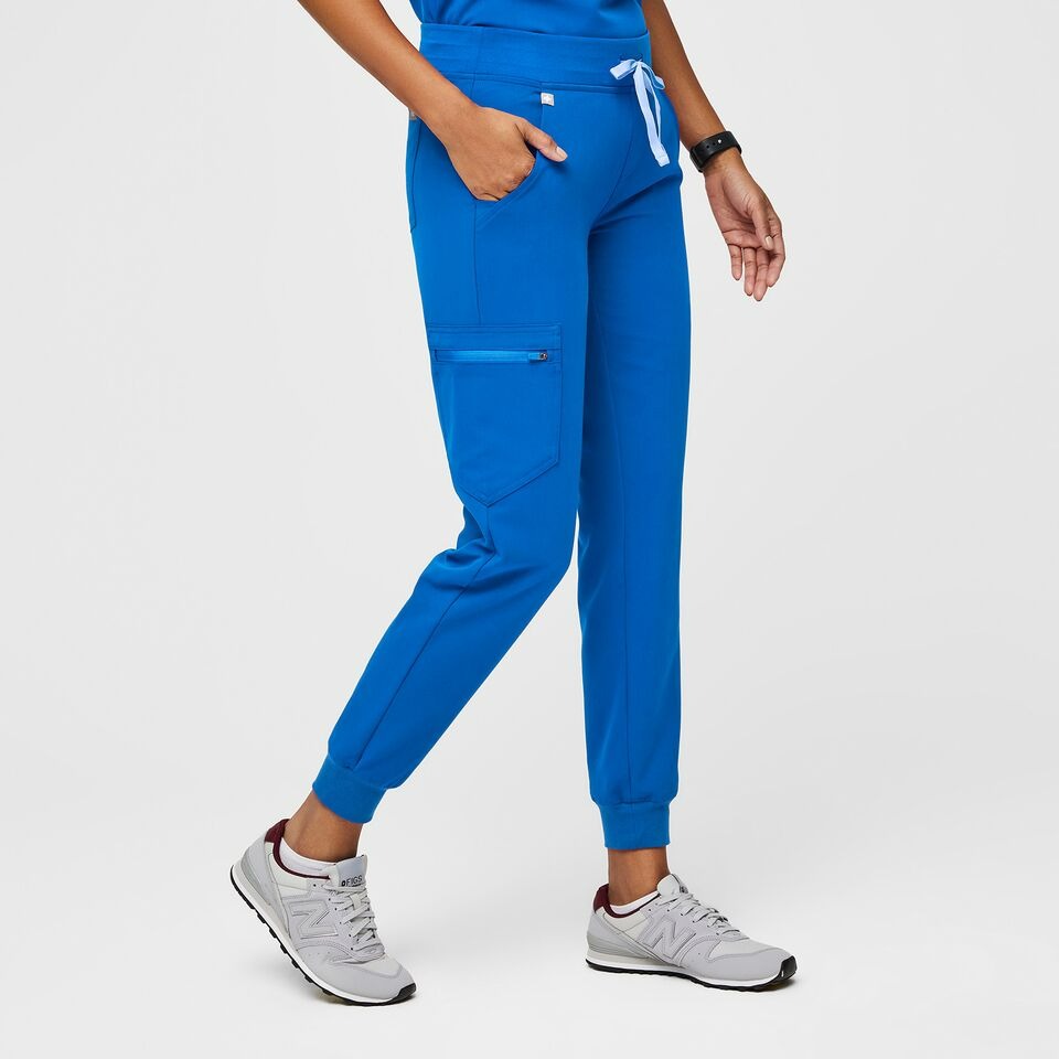 Figs Zamora Jogger Scrub Pants - Royal Blue