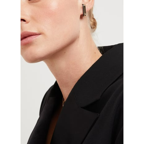 G. Label By Goop Fiene Yellow Gold and Black Pavé Ear Cuff