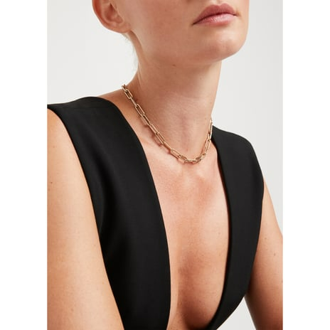 G. Label By Goop Deven Pavé Link Necklace