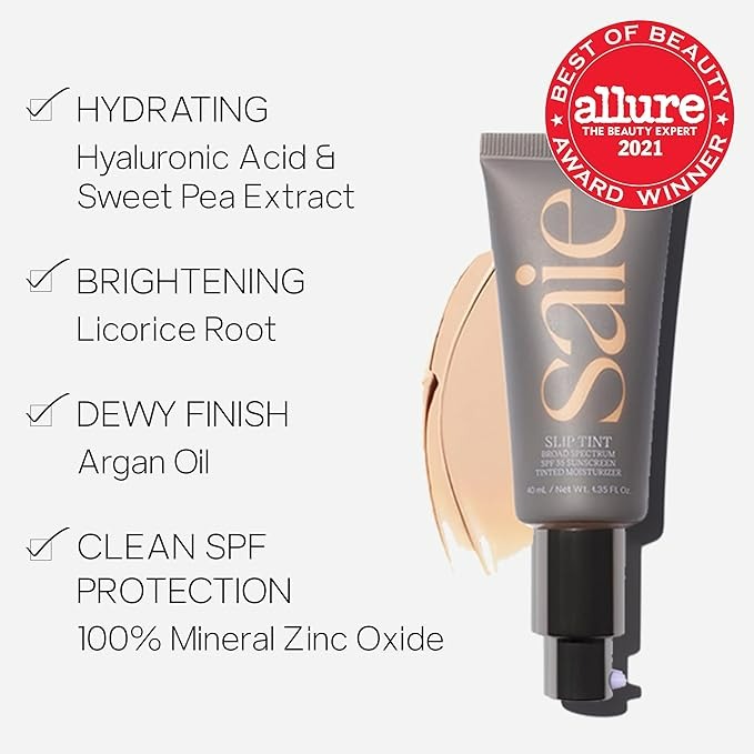 Saie Slip Tint SPF 35 Tinted Moisturizer - Shade Three - 1.35 Oz
