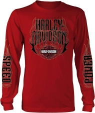 Harley-Davidson Military - Men's Long-Sleeve Graphic T-Shirt