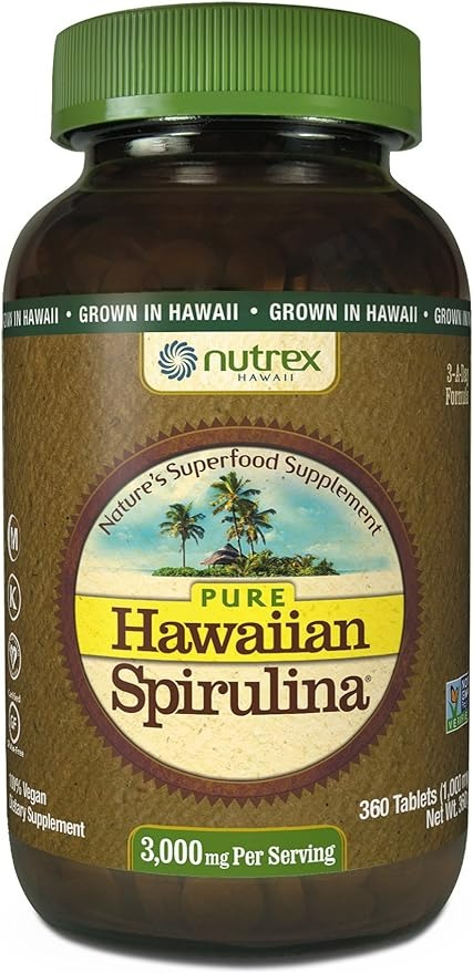 Nutrex Hawaii Pure Hawaiian Spirulina 1000 Mg - 360 Tablet