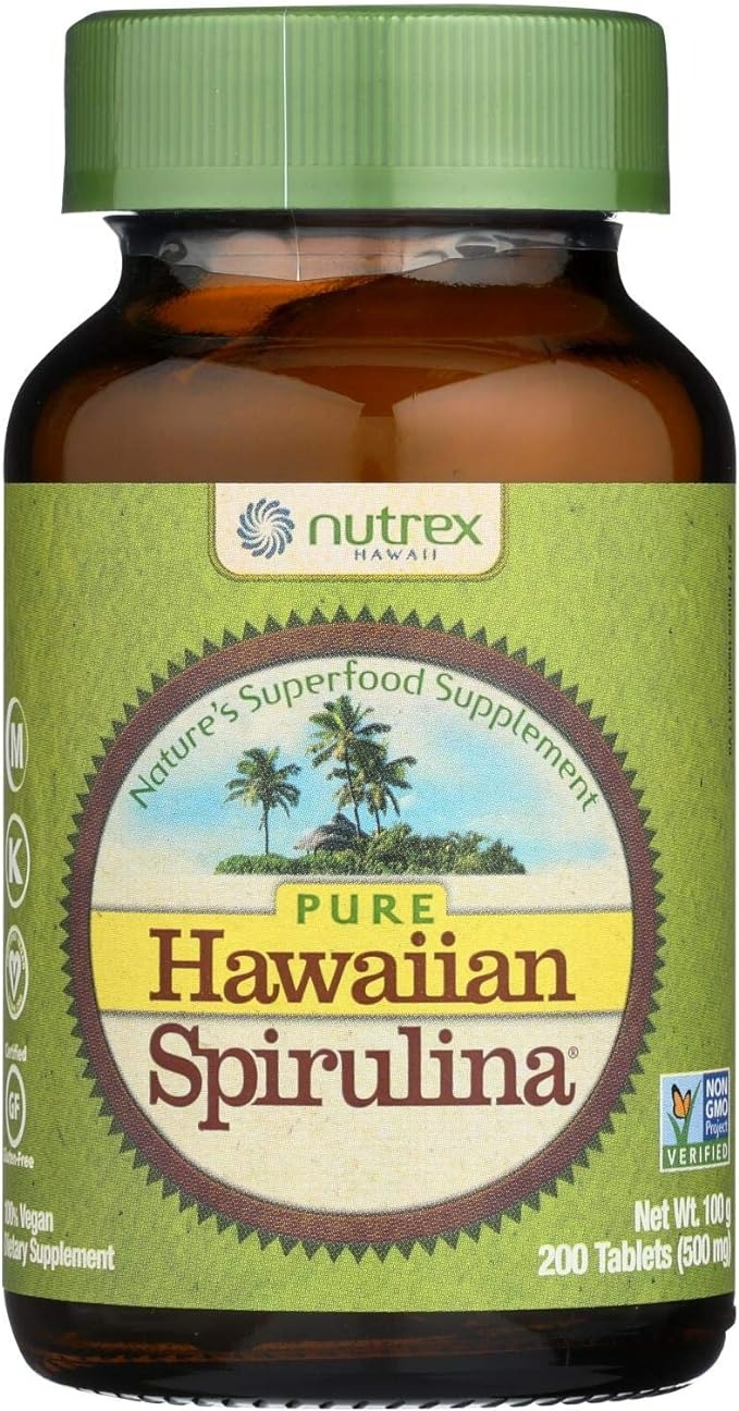 Nutrex Hawaii Spirulina - 500 Mg - 200 Tablet