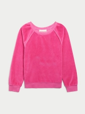Suzie Kondi The Saba Raglan Top in Velour - Amaranth