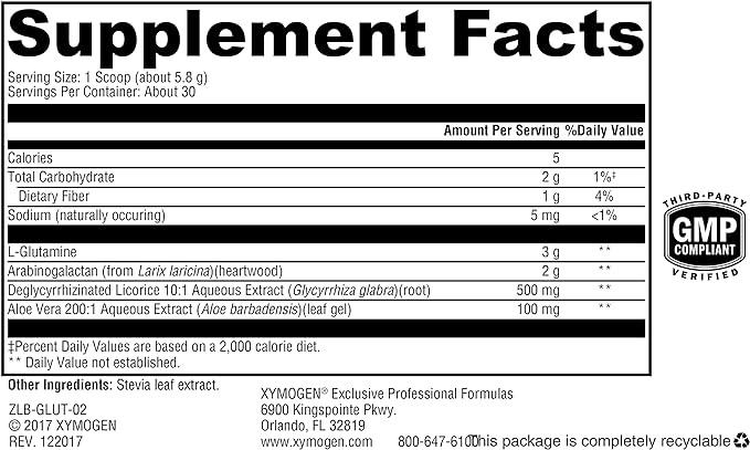 Xymogen GlutAloeMine Powder - 6.1 Oz