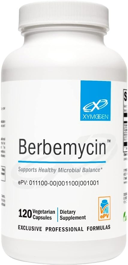 Xymogen Berbemycin - Berberine Supplement - 120 Kapsül