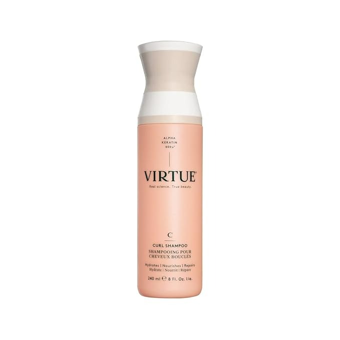 Virtue Curl Shampoo | Hydrates, Nourishes & Repairs Curly Hair - 8 Fl Oz