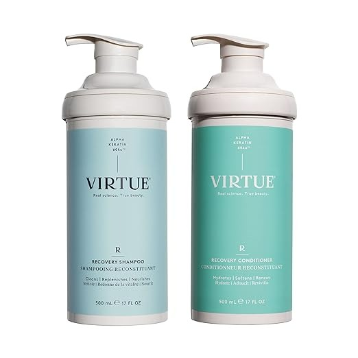 Virtue Recovery Shampoo & Conditioner Set - Large Size 17 Oz