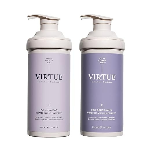 Virtue Full Shampoo & Conditioner Set - Large Size 17 oz