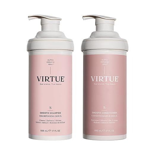 Virtue Smooth Shampoo & Conditioner Set - Large Size 17 Oz