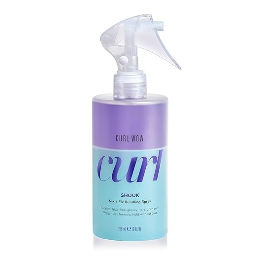 Color Wow Curl Wow Shook Mix + Fix Bundling Spray  - 10 Fl Oz