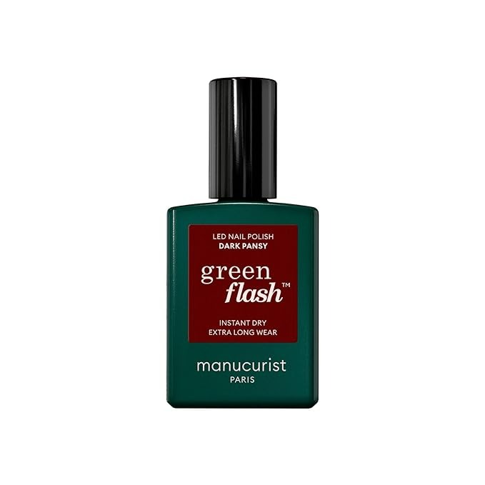 Manucurist Green Flash LED Gel Nail Polish - Dark Pansy - 0.5 Fl Oz