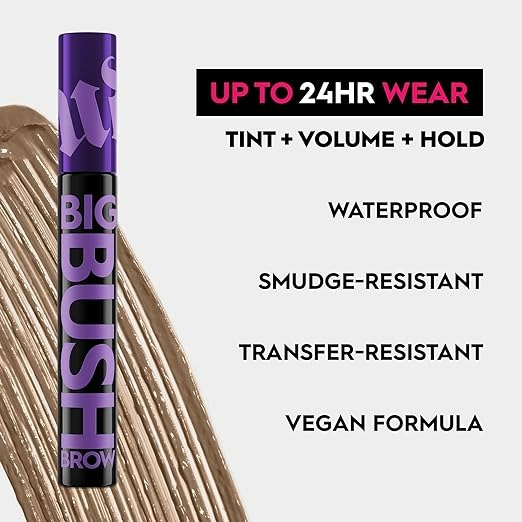 Urban Decay Big Bush Volumizing Tinted Brow Gel - Taupe Trap - 0.2 Fl Oz