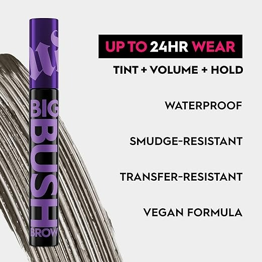 Urban Decay Big Bush Volumizing Tinted Brow Gel - Blackout - 0.2 Fl Oz