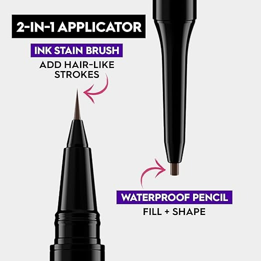 Urban Decay Brow Blade 2-in-1 Microblading Eyebrow Pen + Waterproof Pencil – Dark Drapes