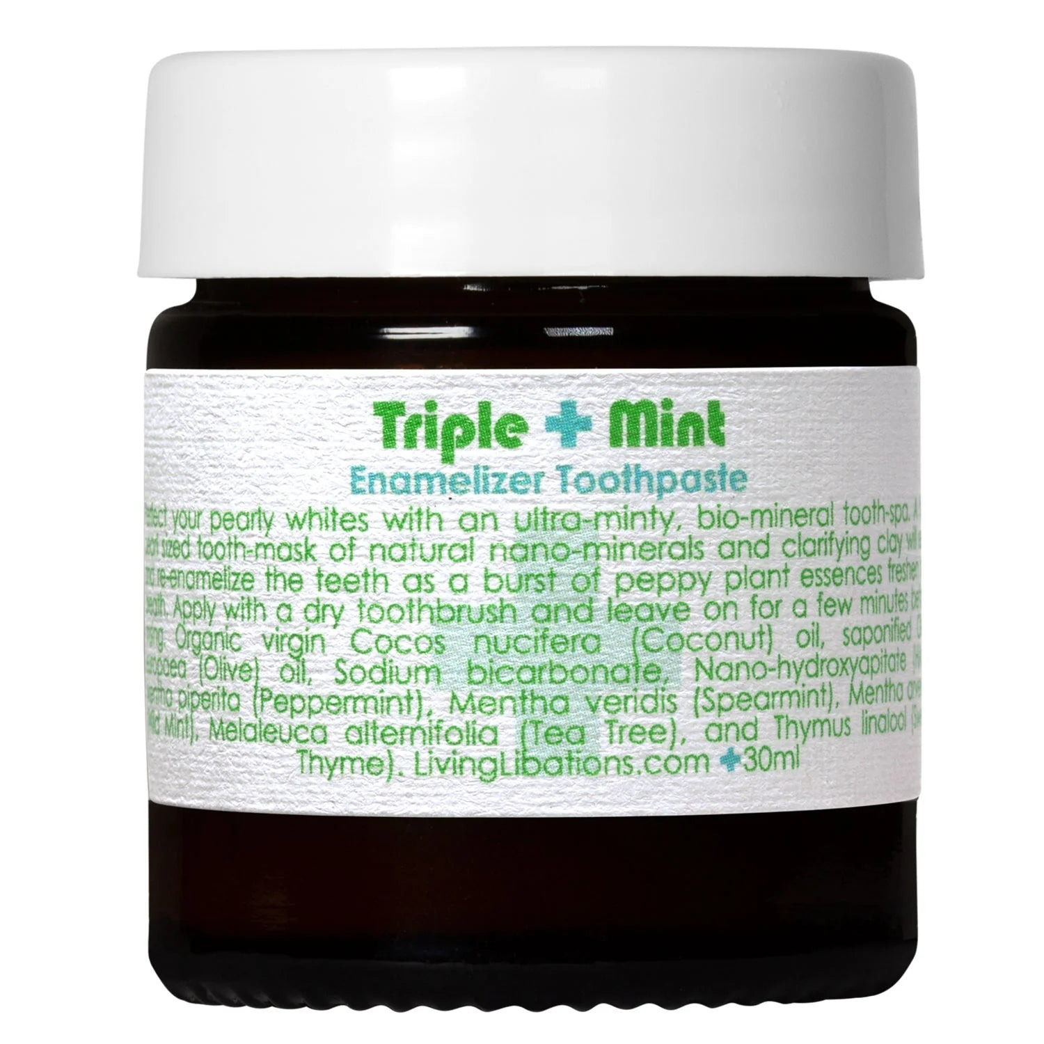 Living Libations Triple Mint Enamelizer Toothpaste - 30 Ml