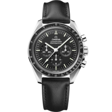 Omega Speedmaster Moonwatch - 42 Mm - Steel On Leather Strap