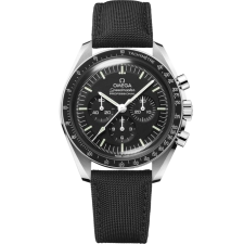 Omega Speedmaster Moonwatch - 42 Mm - Steel On Coated Nylon Fabric Strap