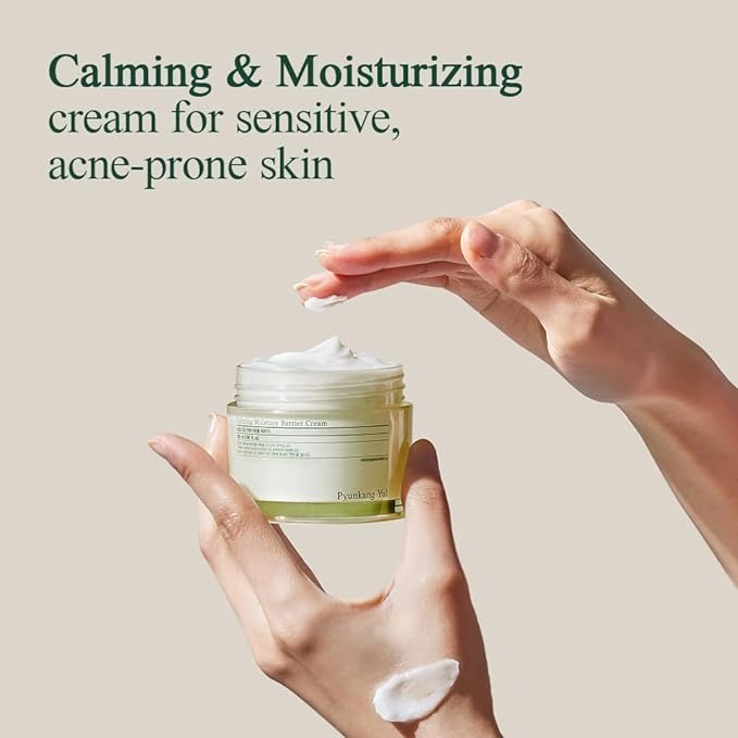 Pyunkang Yul Calming Moisture Barrier Cream Instantly Soothes Sensitive Skin - 1.69 Fl Oz