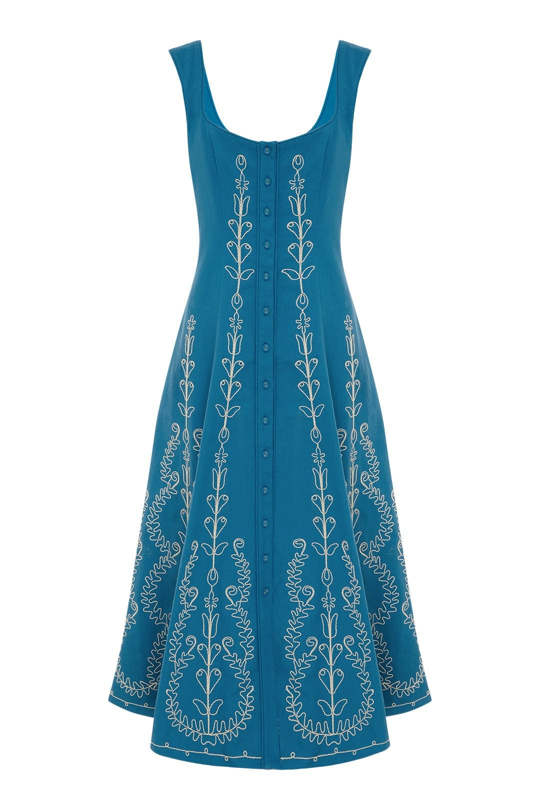 Alemais Donovan Corded Midi Dress