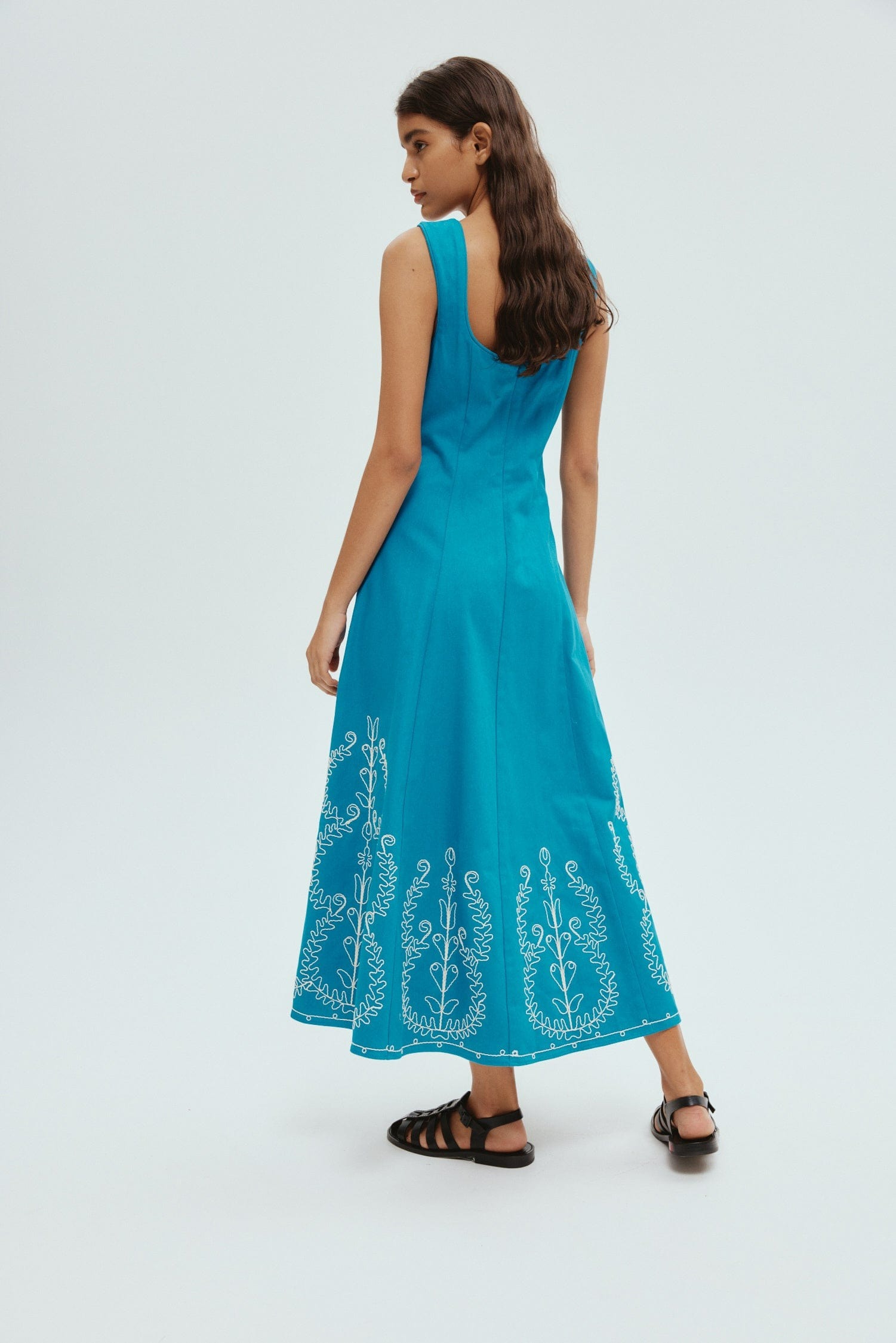 Alemais Donovan Corded Midi Dress