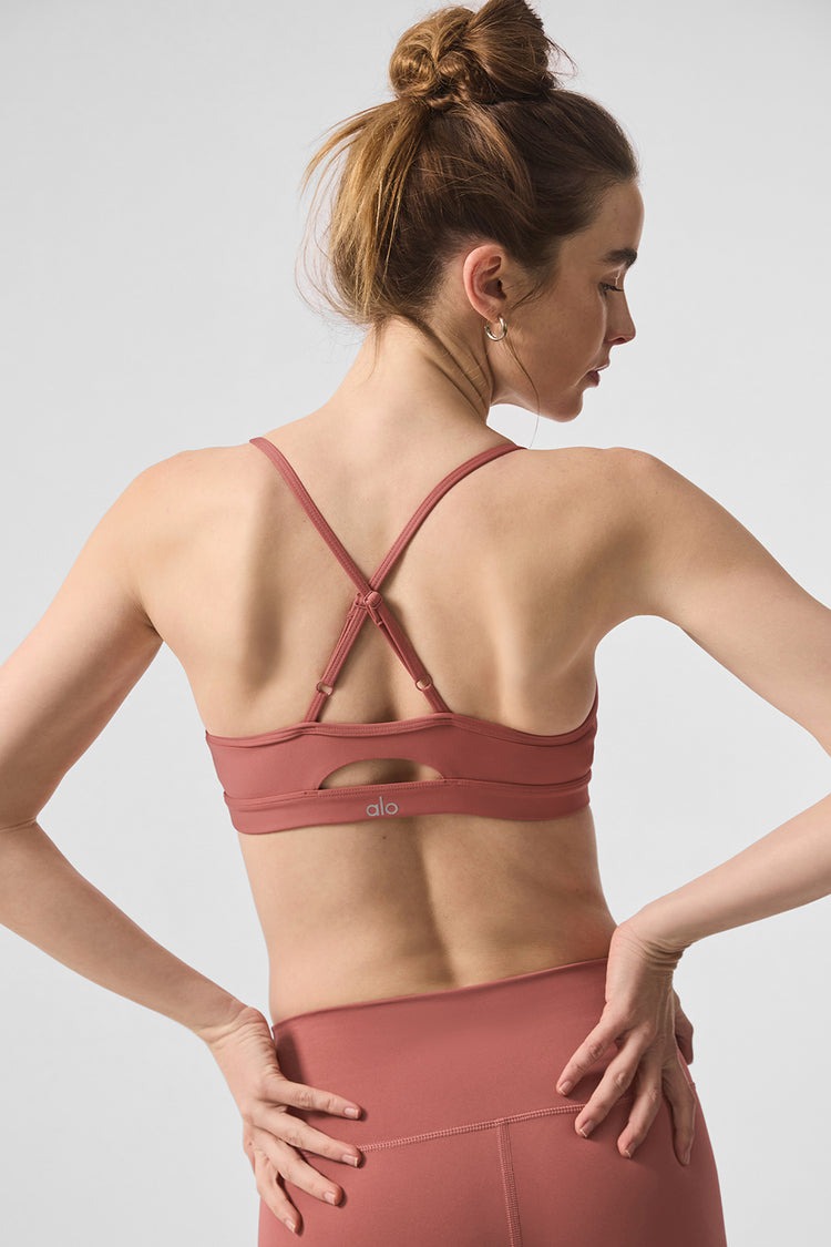 Alo Yoga Airlift Intrigue Bra - Soft Terracotta