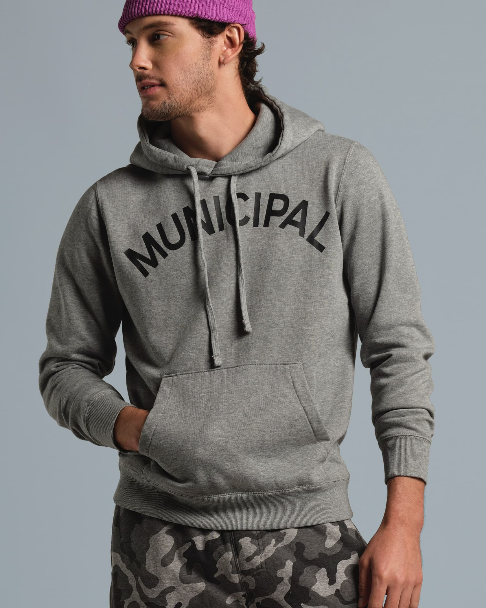 Municipal Origin 300 Hoodie - Athletic Gray / Black