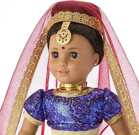 American Girl Girl of The Year Kavi Sharma 18 Inch Doll Bollywood Dance Costume