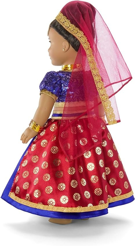 American Girl Girl of The Year Kavi Sharma 18 Inch Doll Bollywood Dance Costume