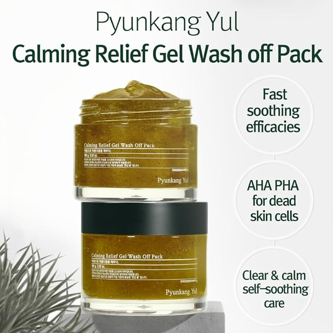 Pyunkang Yul Calming Relief Gel Wash Off Pack - 100 G