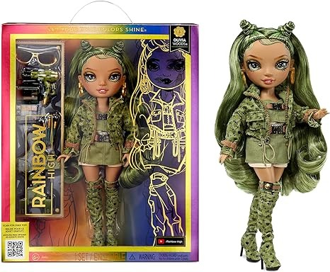 Rainbow High Olivia- Camo Green Fashion Doll