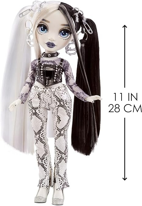 Rainbow High Shadow Series 1 Heather Grayson - Grayscale Fashion Doll