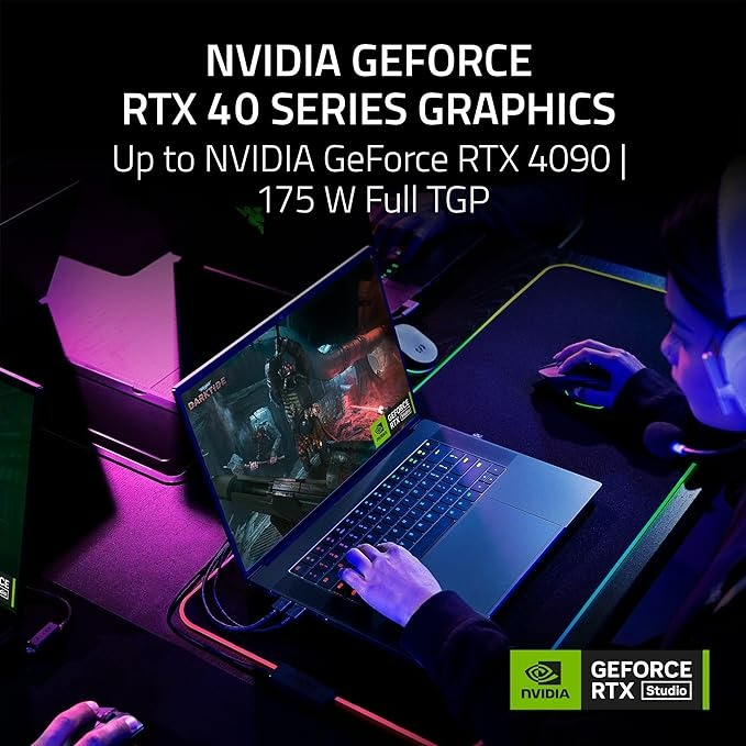 Razer Blade 16 (2024) Gaming Laptop: NVIDIA GeForce RTX 4080 - Intel Core i9-14900HX 14th Gen CPU - 32 GB