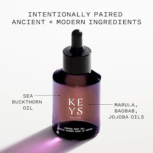 Keys Soulcare Sacred Body Oil with Marula Oil - 1.69 Fl Oz