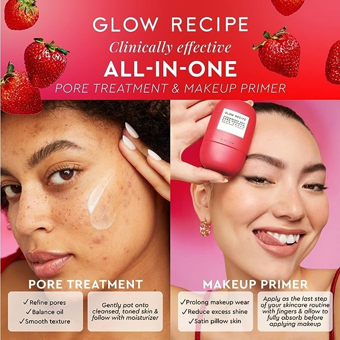 Glow Recipe Strawberry BHA Pore-Smooth Blur Drops - 30 Ml