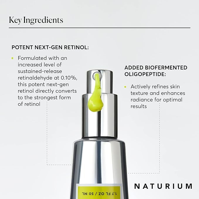 Naturium Retinaldehyde Cream Serum 0.10% - 1.7 Oz