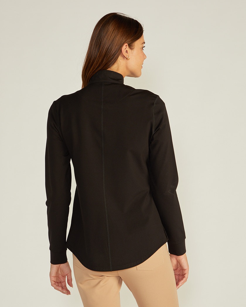 Bylt Women's Fairway Quarter Zip - Black